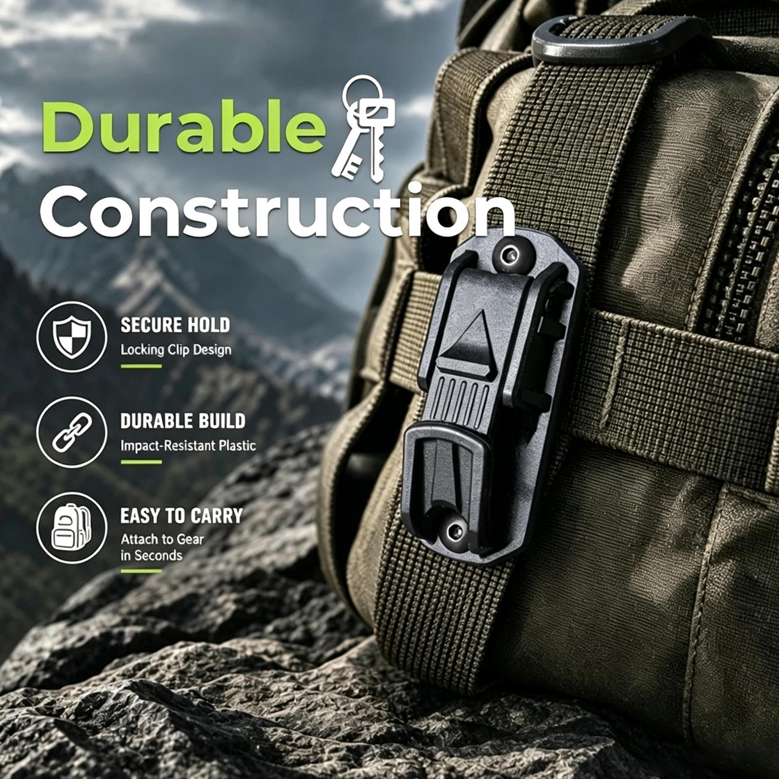 1pcs Belt Key Clip Multifuncti - Outdoor Adventure Backpack ulasan dan harga