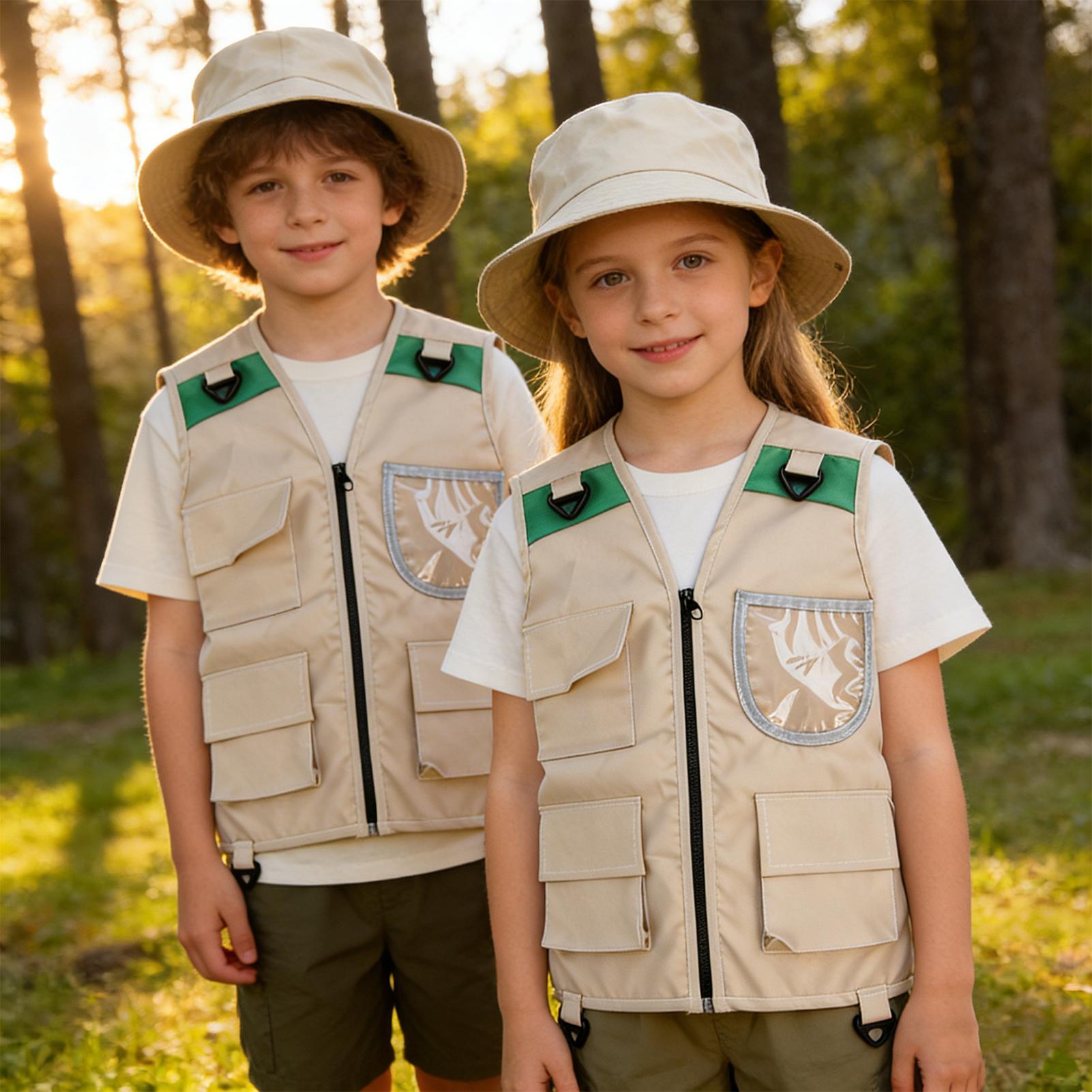 Kids Explorer Hat Vest Dress U - Outdoor Adventure Kit For Kids ulasan dan harga