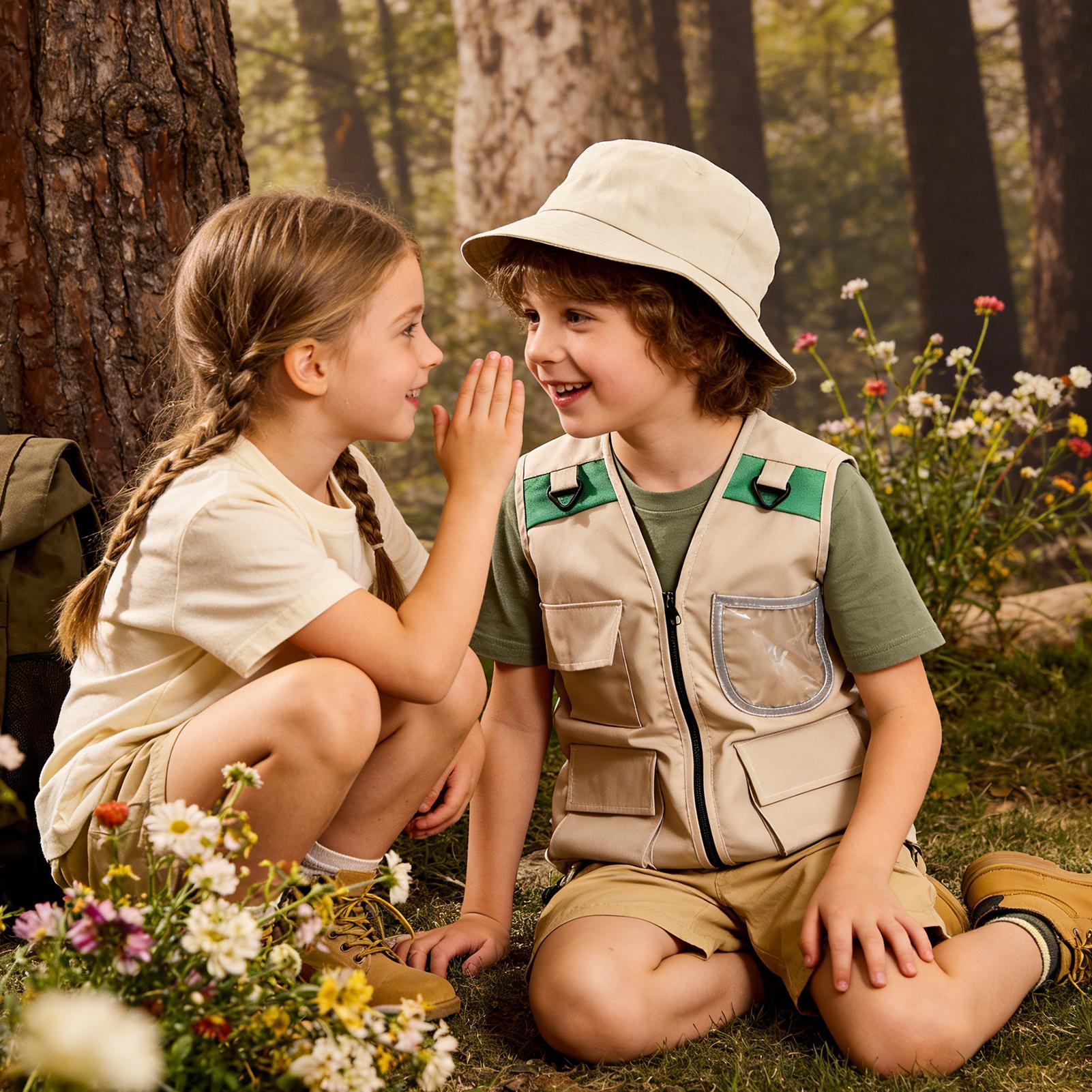 Kids Explorer Hat Vest Dress U - Outdoor Adventure Kit For Kids ulasan dan harga