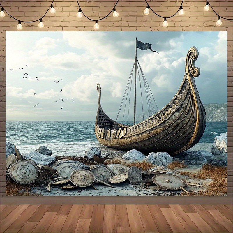 Large Viking adventure photogr - Outdoor Adventure Birthday Party ulasan dan harga