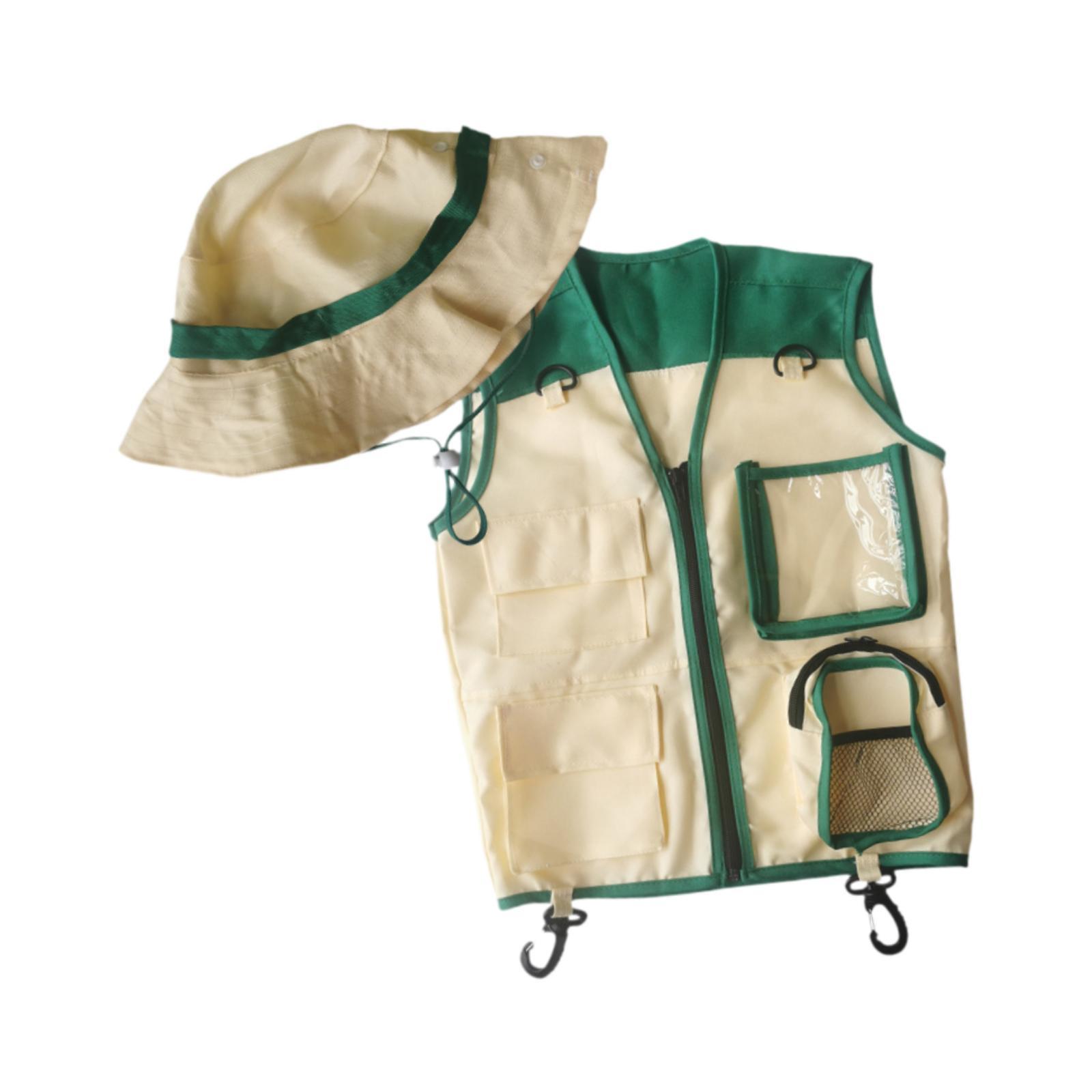 Kids Explorer Vest and Hat Pre - Outdoor Adventure Kit For Kids ulasan dan harga