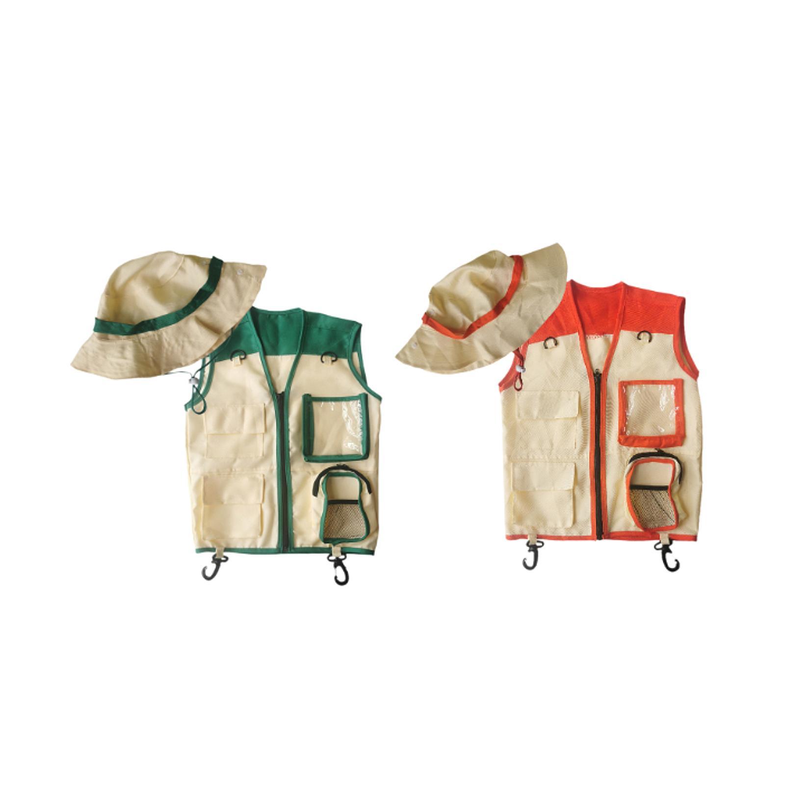 Kids Explorer Vest and Hat Pre - Outdoor Adventure Kit For Kids ulasan dan harga