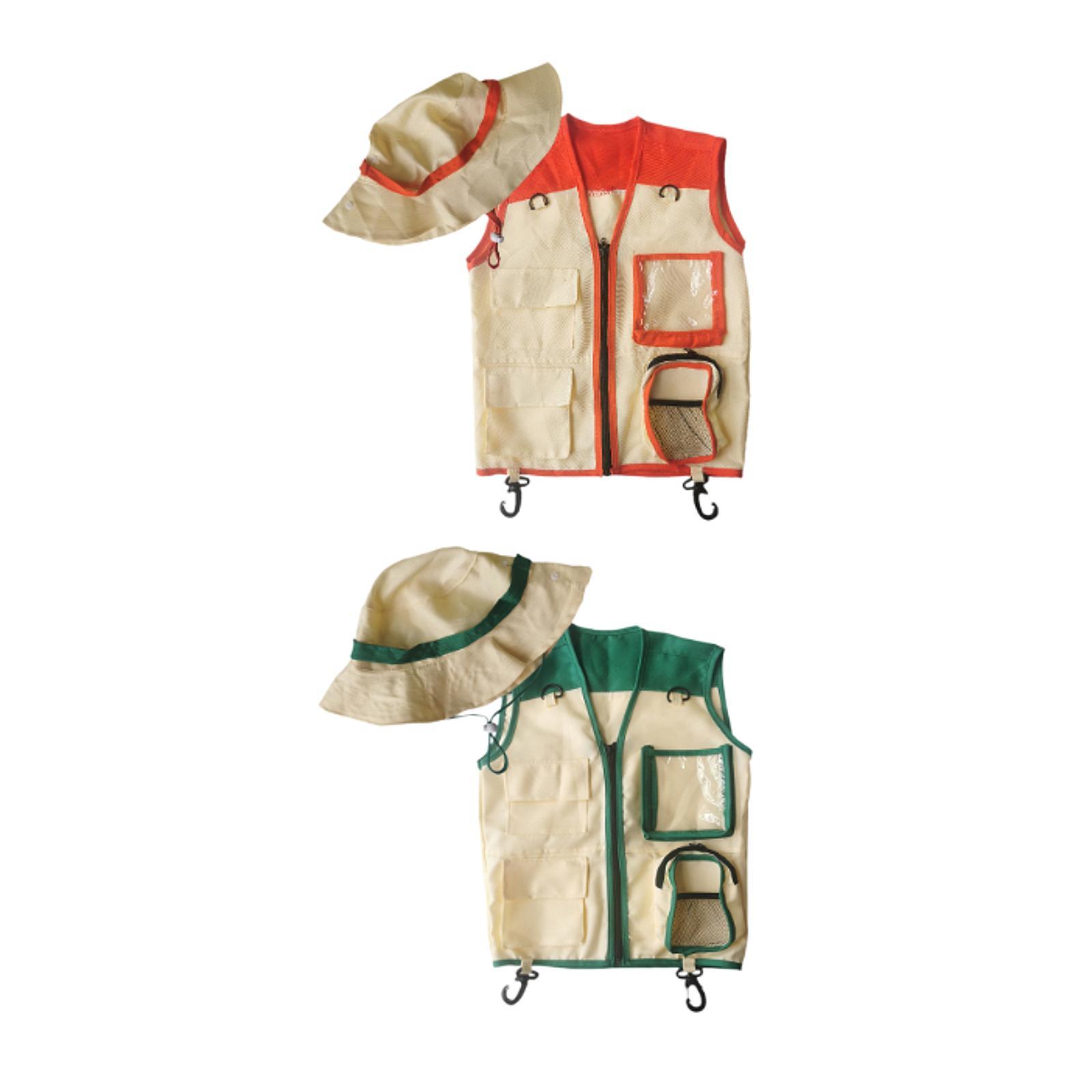Kids Explorer Vest and Hat Pre - Outdoor Adventure Kit For Kids ulasan dan harga